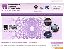 Tablet Screenshot of pcoatingsintl.com